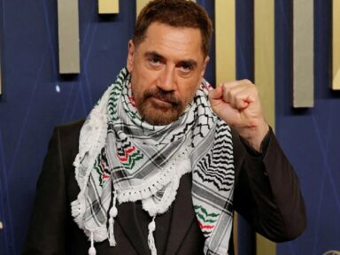 “Parem o genocídio, Palestina livre”, conclama o ator Javier Bardem na premiação do Emmy