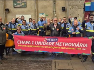 Chapa de Wagner Fajardo lidera primeiro turno na eleição dos metroviários de SP