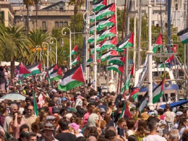 Frota humanitária com víveres aos palestinos de Gaza é atacada pela segunda vez